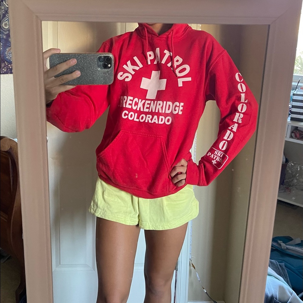 colorado breckinridge ski patrol sweatshirt